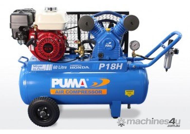 caption Puma P18H Air Compressor | Dependable Performance
