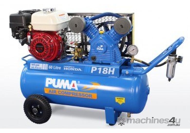 caption Puma P18H Air Compressor | Dependable Performance