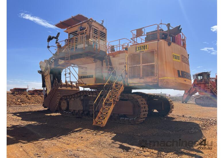caption LIEBHERR 9250 EXCAVATOR