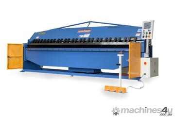 Heavy Duty Industrial 3200mm x 4mm NC Programmable Panbrake Folder with Calibrated Backgauge