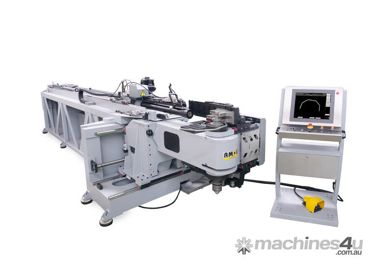 caption AMOB eMOB 130 FULLY ELECTRIC TUBE BENDER | 130MM OD CAPACITY | CNC TOUCH SCREEN | MANDREL