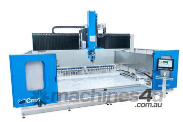 CMS MAXIMA - 5 Axis CNC Machining Centre for Bevelled Edges and Bent & Curved Glass Processing CMS MAXIMA - 5 Axis CNC Machining Centre for Bevelled Edges and Bent & Curved Glass Processing