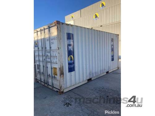 20' High Cube, Container No: RWTU 9641037, Cargo Worthy, Built In July 2006, No Viewing Available,*S