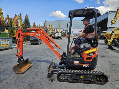 caption 2021 KUBOTA U17 1.7T EXCAVATOR WITH LOW 485 HOURS