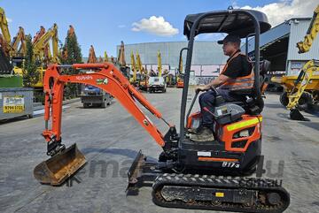 2021 KUBOTA U17 1.7T EXCAVATOR WITH LOW 485 HOURS