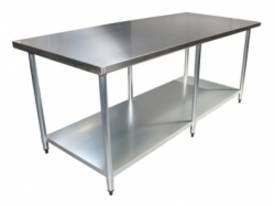 Brayco 3660 Flat Top Stainless Steel Bench (914mmW - picture0' - Click to enlarge