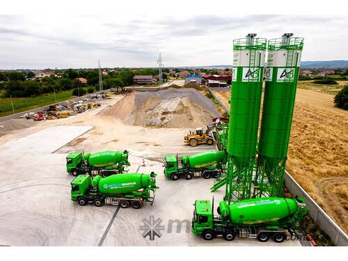caption SKIP SYSTEM CONCRETE BATCHING PLANT | 110m3/h Capacity | AVAILABLE IN STOCK