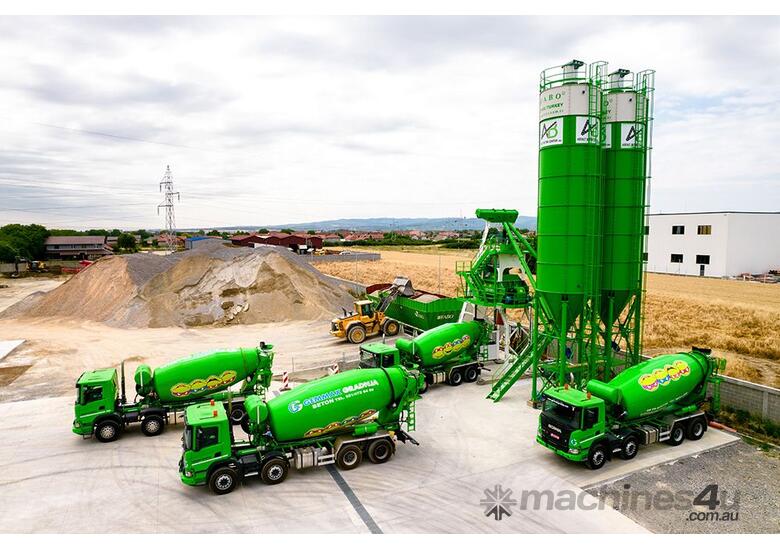 caption SKIP SYSTEM CONCRETE BATCHING PLANT | 110m3/h Capacity | AVAILABLE IN STOCK