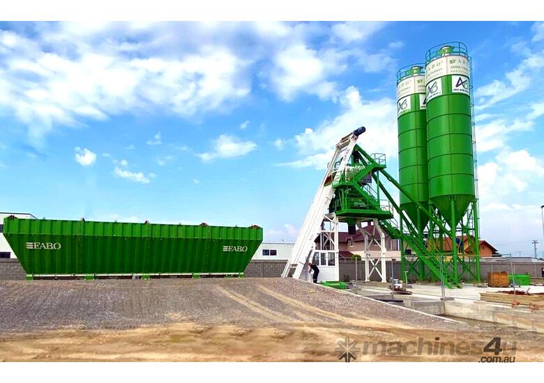 caption SKIP SYSTEM CONCRETE BATCHING PLANT | 110m3/h Capacity | AVAILABLE IN STOCK