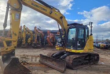 2019 SUMITOMO SH145X-6 15T EXCAVATOR WITH 1870 HOURS, HITCH, BUCKETS AND FULL CIVIL SPEC 2019 SUMITOMO SH145X-6 15T EXCAVATOR WITH 1870 HOURS, HITCH, BUCKETS AND FULL CIVIL SPEC