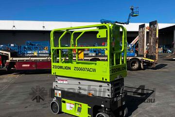 Brand   In-Stock 19ft Scissor Lift Lithium Technology from Zoomlion