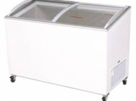 Bromic CF0400ATCG - Angled Glass Top Chest Freezer - 350L - picture0' - Click to enlarge