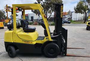 Hyster 2.5TXEL Counterbalance Forklift - LPG & Lift Height 4.6m