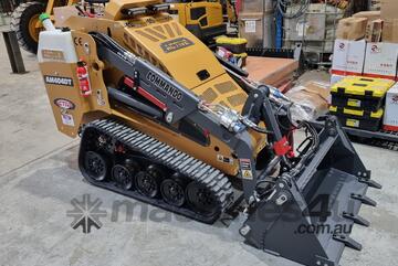 Commando AM404DT Mini Skid Steer Loader | 40HP Perkins Turbo Diesel Engine Single Joystick Control