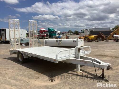 2012 Beavertail Trailers Australia Tag Single Trailer Single Axle Beaver Tail Plant Trailer