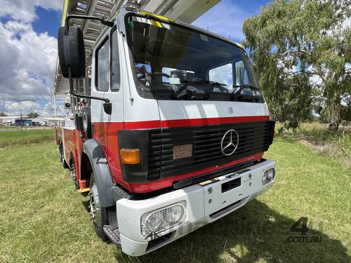  Mercedes Benz 2435 Super Class 8x4 Fire Unit/Ladder Boom Truck. Ex NSW Fire & Rescue Service.