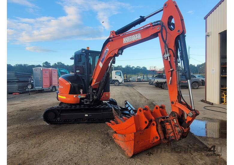 caption Kubota 5.5t Excavator - SOLD PENDING