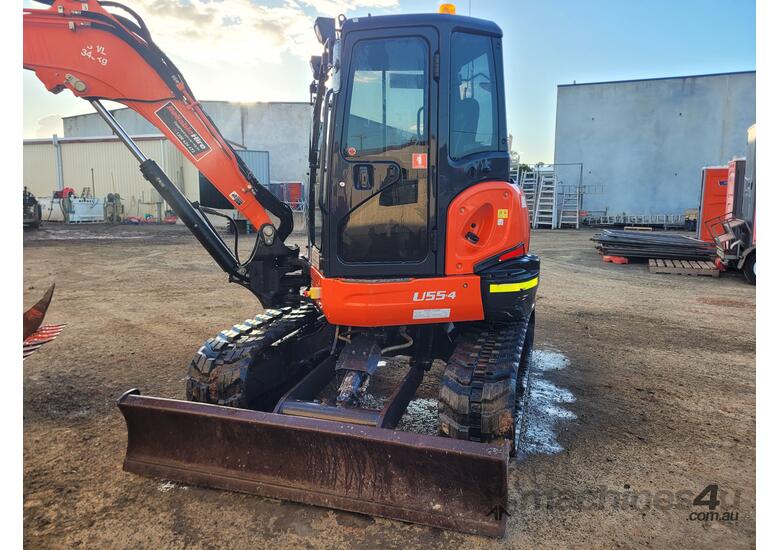 caption Kubota 5.5t Excavator - SOLD PENDING