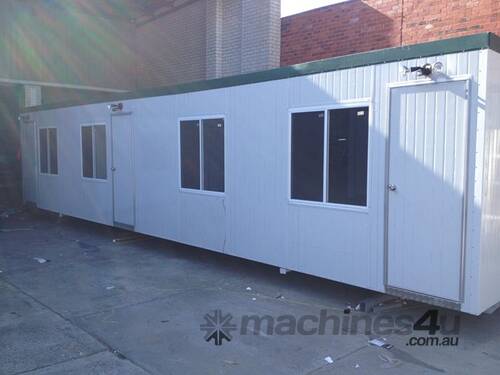 caption Auzbilt Three Room Site Portable Accommodation: 12m x 3m, For Sale or Hire