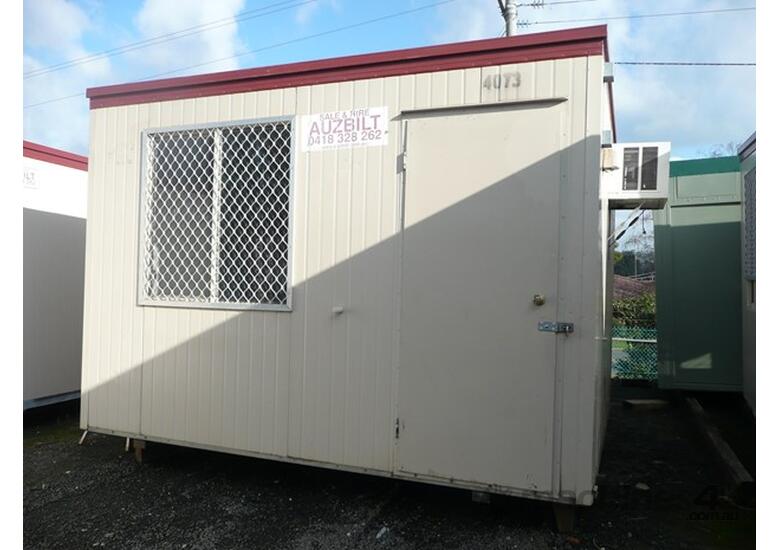 caption Auzbilt Portable Office: 3.6m x 3m, For Sale Or Hire
