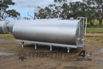 7980lt STAINLESS STEEL TANK, MILK VAT