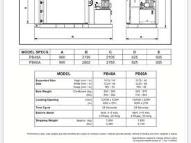 Hydra-Pac PB48A Industrial Hydraulic Baler Bailer Cardboard Compactor  - picture1' - Click to enlarge