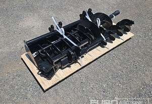 Unused 2024 Captok Selection of Mini Excavator Attachments, QTY (8of) , Rake, Ripper, Auger,12inch A