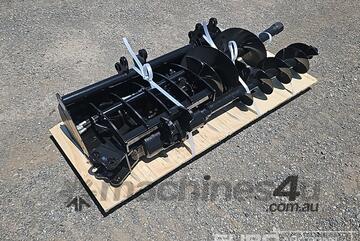 Unused 2024 Captok Selection of Mini Excavator Attachments, QTY (8of) , Rake, Ripper, Auger,12inch A