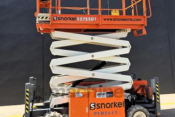 2021 Snorkel S2755RT Self-Levelling Scissor Lift Superior Stability & Off-Road Capability!