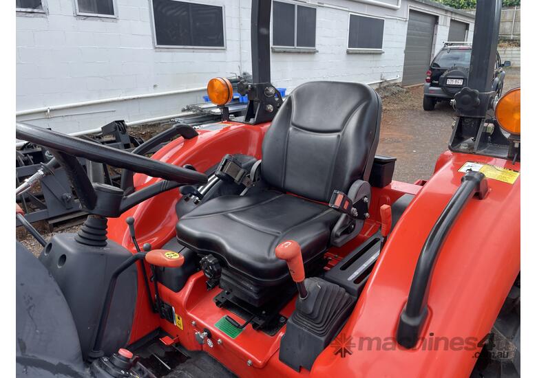 caption Kioti EX5810 tractor & loader