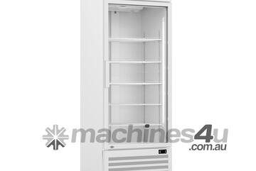 Thermaster Single Glass Door Colourbond Upright Drink Fridge White LG-540P