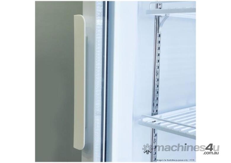 Thermaster Single Glass Door Colourbond Upright Drink Fridge White LG-540P