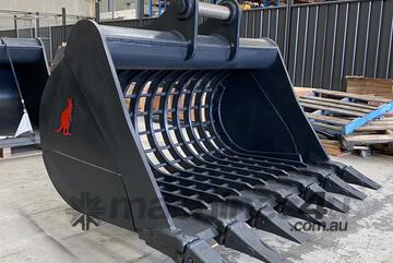 Roo Attachments Siv/Skeleton Bucket to Suit 30-36T Excavators - 140x140