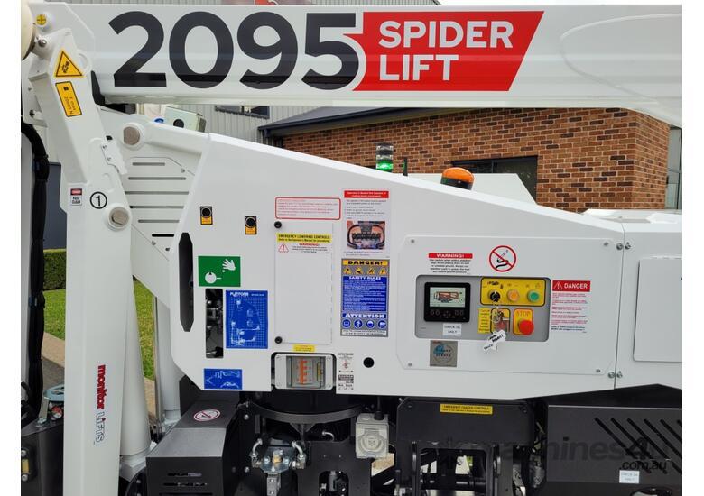 Used 2021 model Monitor 2095 | 20m Hybrid Spider | 9.5m Unrestricted Horizontal Reach 250kg Capacity