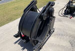Dual Ram Hydraulic Grapple Attachment to Suit 10-17T Excavator