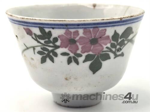caption 1644-1911AD CHINESE QING DYNASTY CERAMIC BOWL