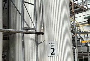 Insulated stainless steel cream tank 40KL capacity with Agitator