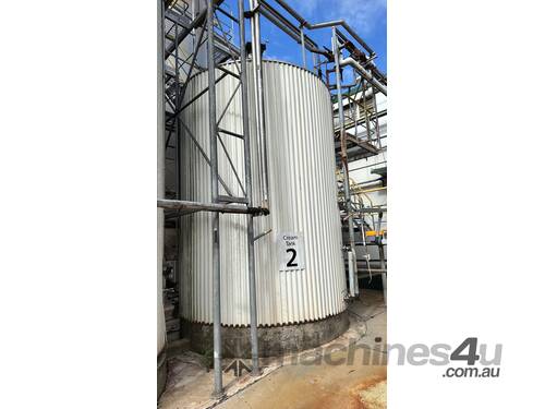 Insulated stainless steel cream tank 40KL capacity with Agitator 