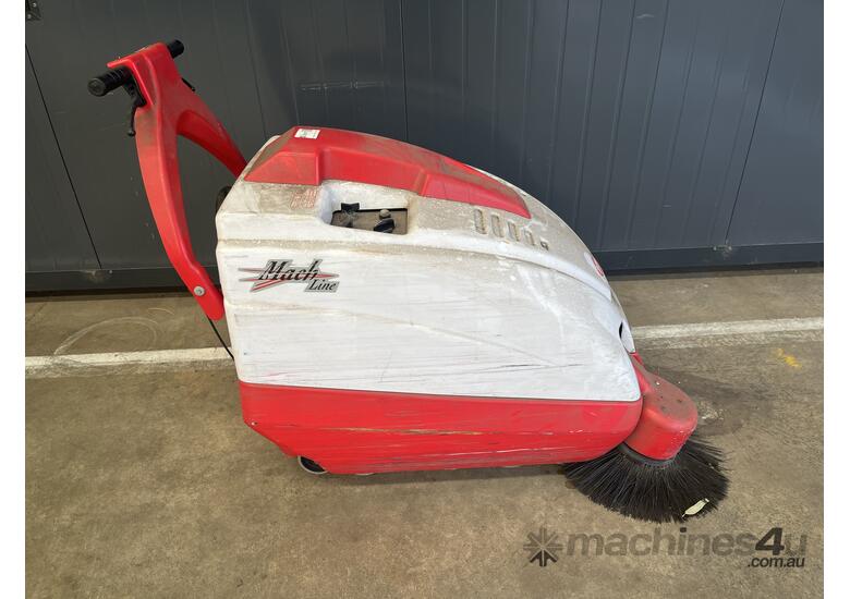 caption Eureka Mack 1 Walk Behind Floor Sweeper