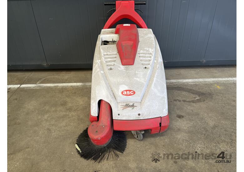 caption Eureka Mack 1 Walk Behind Floor Sweeper