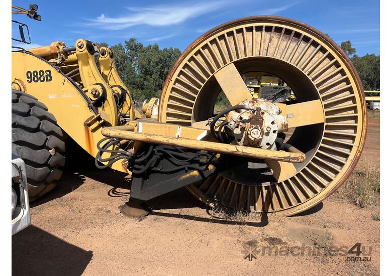 caption 1989 Caterpillar 988B Articulated Front End Loader