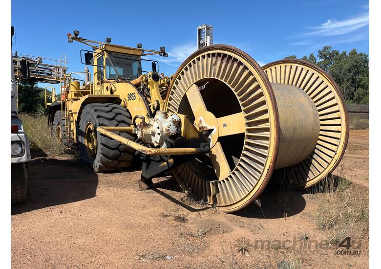 caption 1989 Caterpillar 988B Articulated Front End Loader