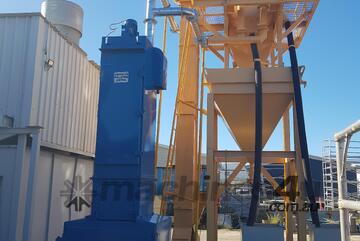 Sandblast Garnet reclaimer with 2T storage hopper