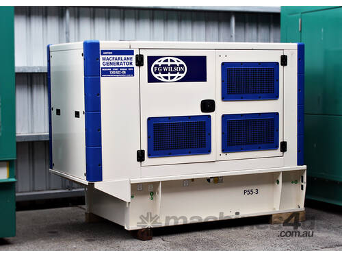 50kVA Pre-owned FG Wilson Enclosed Generator Set