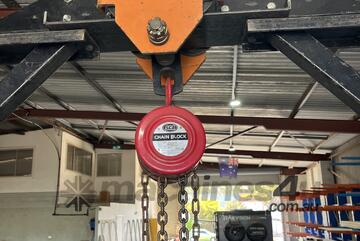 SCA Mobile Gantry & Chain Block Combo Efficient Load Handling