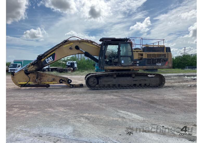 2012 Caterpillar 349D Excavator (Steel Tracked)