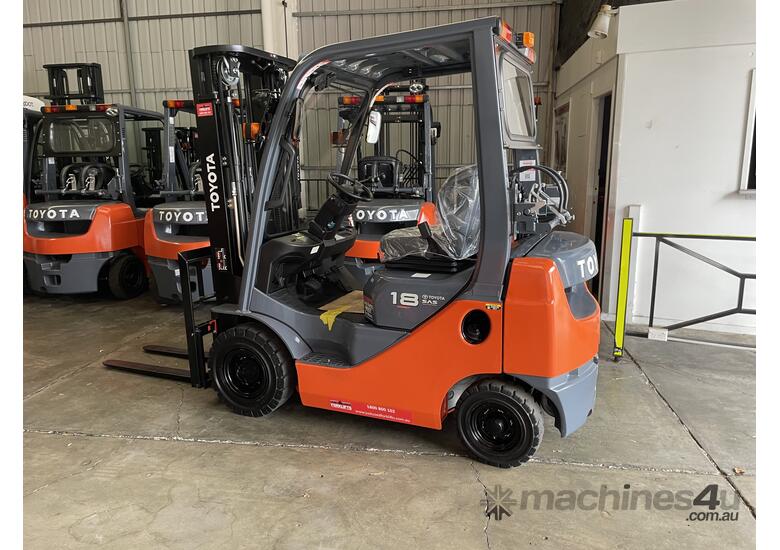 TOYOTA 2019 8FG18 S/N 65170 LPG 4.7 M CONTAINER MAST 1.8 TON 1800 KG CAPACITY 