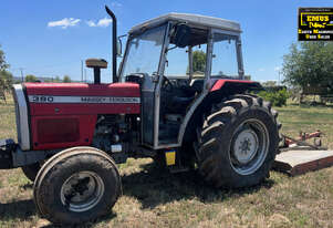 Massey Ferguson 390 2WD Tractor with Slasher, E.M.U.S MS1165