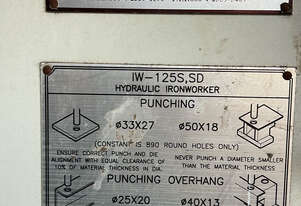 Sunrise Hydraulic Ironworker