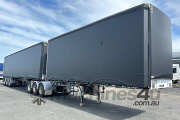 2010 Maxitrans ST3 Tri Axle Curtainsider B Double Combination